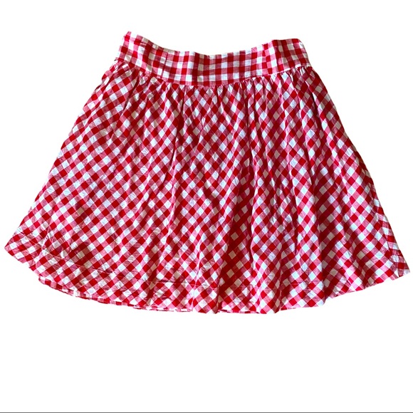 Forever 21 Red Gingham Skater Skirt | Medium - Picture 1 of 9